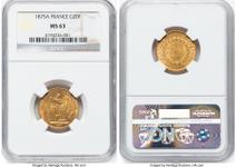 France 20 Francs 1875 A at auction Heritage - August 4, 2025