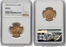 France 20 Francs 1897 A at auction Heritage - August 4, 2025