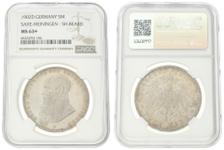 Deutschland 5 Mark 1902 D "Sachsen-Meiningen" auf der Auktion Goudwisselkantoor veilingen - 10. September 2025
