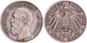 Deutschland 2 Mark 1898 G "Baden" auf der Auktion Teutoburger - 13. September 2025