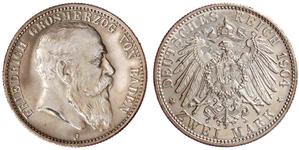 Deutschland 2 Mark 1904 G "Baden" auf der Auktion Teutoburger - 13. September 2025