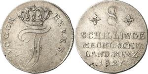 Mecklenburg-Schwerin 8 Schillinge 1827 auf der Auktion Münzzentrum Rheinland, Heinz-W. Müller - 3. September 2015