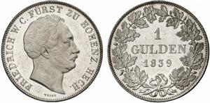 Hohenzollern-Hechingen Gulden 1839 auf der Auktion Grün - 16. November 2011