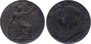 Großbritannien 1 Farthing 1897 TB auf der Auktion Katz - 18. Dezember 2016