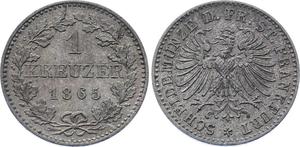Frankfurt am Main Kreuzer 1865 auf der Auktion Katz - 25. Juni 2017