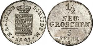 Sachsen-Altenburg 1/2 Neugroschen 1841 G auf der Auktion Münzzentrum Rheinland, Heinz-W. Müller - 18. Oktober 2018