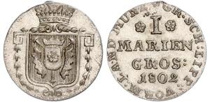 Schaumburg-Lippe Mariengroschen 1802 auf der Auktion WAG - 10. März 2019