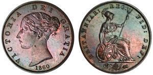 Großbritannien 1/2 Penny 1860 WW auf der Auktion Spink - 26. März 2014
