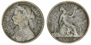 Großbritannien 1 Penny 1875 auf der Auktion Spink - 18. November 2021