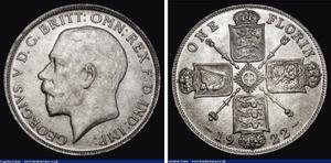 Großbritannien 2 Schilling (Florin) 1922 auf der Auktion London Coins - 6. März 2022