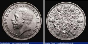 Wielka Brytania 6 pensow 1935 na aukcji London Coins - 7 marca 2021