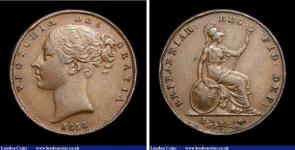 Großbritannien 1 Farthing 1856 WW auf der Auktion London Coins - 6. März 2016