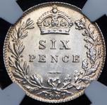 Großbritannien 6 Pence 1907 auf der Auktion Александр - 13. November 2023