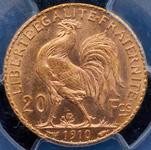 Francja 20 franków 1910 na aukcji Alexander - 6 marca 2025