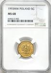 Polska 5 groszy 1993 MW na aukcji Niemczyk - 16 marca 2025
