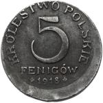 Polska 5 fenigów 1918 FF na aukcji Niemczyk - 16 marca 2025
