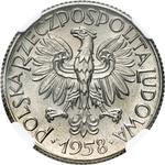 Polska 1 złoty 1958 "Okrągła obwódką" (Próba) na aukcji Niemczyk - 16 marca 2025