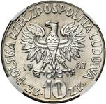 Polen 10 Zlotych 1967 MW JG "Nicolaus Copernicus" (Probe) auf der Auktion Niemczyk - 16. März 2025