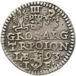 Polska Trojak 1593 IF "Mennica olkuska" na aukcji Niemczyk - 15 marca 2025