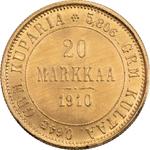Finland 20 Mark 1910 L at auction Coins and Medals - April 12, 2025