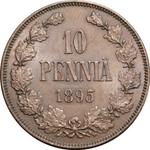 Finnland 10 Penniä 1895 auf der Auktion Coins and Medals - 11. April 2025