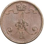 Finland 1 Penni 1873 at auction Coins and Medals - April 11, 2025