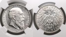 Deutschland 2 Mark 1904 G "Baden" auf der Auktion Hermes Auctions - 29. April 2025