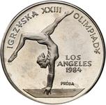 Polen 500 Zlotych 1983 MW SW "Olympia Los Angeles 1984" (Probe) auf der Auktion Niemczyk - 30. Juni 2025