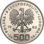 Polen 500 Zlotych 1983 MW SW "Olympia Los Angeles 1984" (Probe) auf der Auktion Niemczyk - 30. Juni 2025