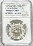 Polska 500 złotych 1988 MW ET "XIV Mistrzostwa Świata w Piłce Nożnej - Włochy 1990" (Próba) na aukcji Niemczyk - 30 czerwca 2025