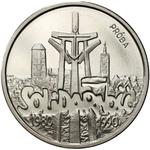 Poland 50000 Zlotych 1990 MW "The 10th Anniversary of forming the Solidarity Trade Union" (Pattern) at auction Niemczyk - June 30, 2025
