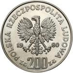 Polska 200 złotych 1980 MW "Kazimierz I Odnowiciel" (Próba) na aukcji Niemczyk - 30 czerwca 2025