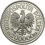 Polska 200000 złotych 1992 MW ET "Władysław III Warneńczyk" (Próba) na aukcji Niemczyk - 30 czerwca 2025