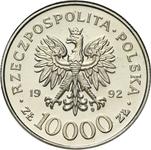 Polska 10000 złotych 1992 MW ET "Władysław III Warneńczyk" (Próba) na aukcji Niemczyk - 30 czerwca 2025