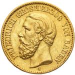 Deutschland 20 Mark 1874 G "Baden" auf der Auktion Niemczyk - 2. Juli 2025