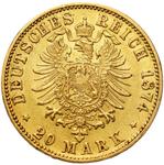 Deutschland 20 Mark 1874 G "Baden" auf der Auktion Niemczyk - 2. Juli 2025
