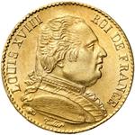 Франция 20 франков 1824 A на аукционе Niemczyk - 2 июля 2025