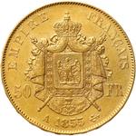 France 50 Francs 1855 A at auction Niemczyk - July 2, 2025