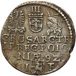 Polska Trojak 1592 IF "Mennica olkuska" na aukcji Niemczyk - 28 czerwca 2025