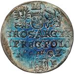 Polska Trojak 1592 IF "Mennica olkuska" na aukcji Niemczyk - 28 czerwca 2025