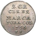 Polska Półzłotek (2 grosze) 1766 FS na aukcji Niemczyk - 28 czerwca 2025