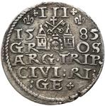 Polska Trojak 1585 "Ryga" na aukcji Niemczyk - 28 czerwca 2025