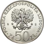 Polska 50 złotych 1981 MW "Władysław I Herman" (Próba) na aukcji Niemczyk - 29 czerwca 2025