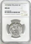 Polska 5 złotych 1973 MW WJ JG "Rybak" na aukcji Niemczyk - 29 czerwca 2025