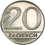 Polska 20 złotych 1989 MW (Próba) na aukcji Niemczyk - 29 czerwca 2025