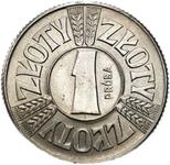 Polska 1 złoty 1958 "Okrągła obwódką" (Próba) na aukcji Niemczyk - 29 czerwca 2025