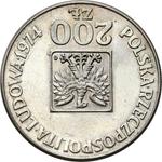 Poland 200 Zlotych 1974 MW JMN "30 years of Polish People's Republic" at auction Niemczyk - June 29, 2025