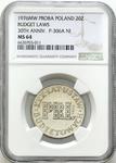 Polska 20 złotych 1976 MW JMN "XXX lat ustaw budżetowych PRL" (Próba) na aukcji Niemczyk - 29 czerwca 2025