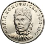 Polska 20 złotych 1977 MW "Maria Konopnicka" (Próba) na aukcji Niemczyk - 29 czerwca 2025