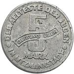 Polska 5 marek 1943 "Getto Łódź" na aukcji Niemczyk - 29 czerwca 2025